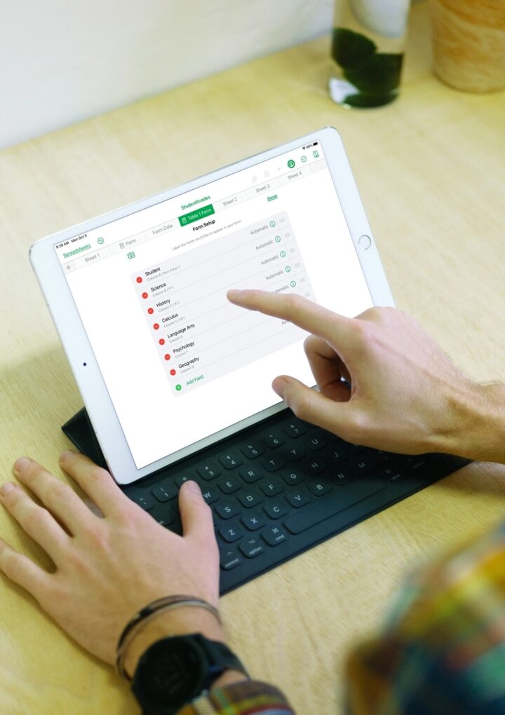 Customs of iPad Form Design